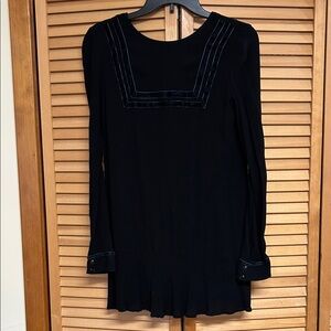 Knot Sisters Black Long Sleeve Dress